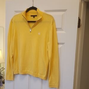 Womens Brooks Brothers Quater-Zip Sweater